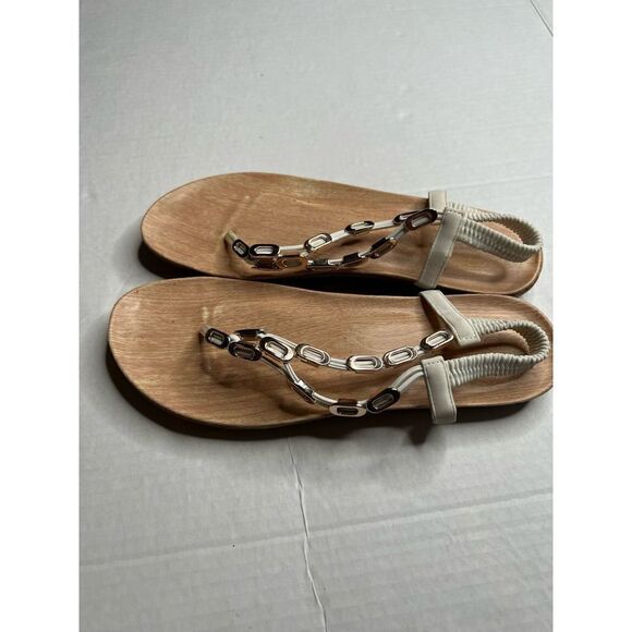 Forever size 9 sling back hard sole sandals - Picture 5 of 7